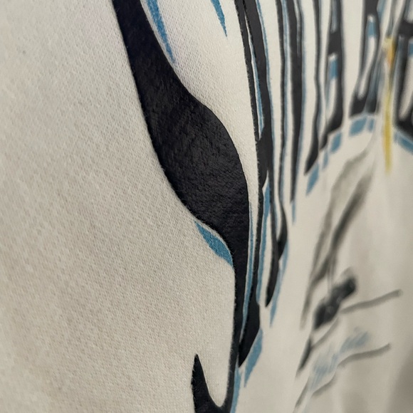 Abercrombie & Fitch Soft A&F Fleece oversized graphic Santa Barbara pullover M - Picture 6 of 8